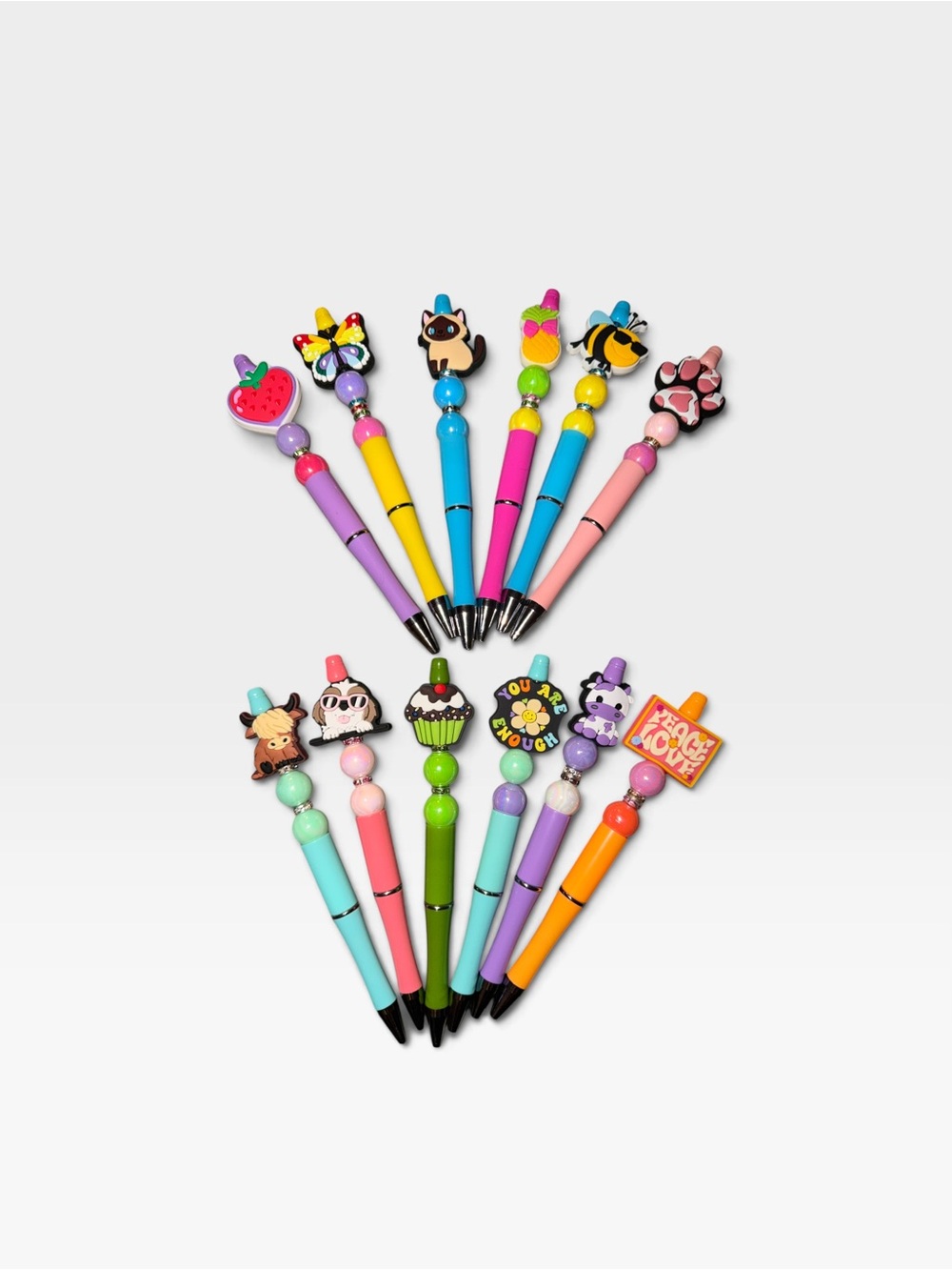 Handmade Character Bead Pens